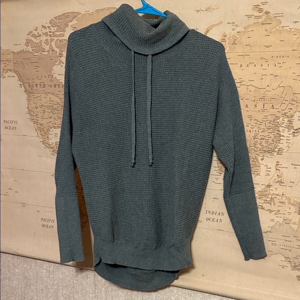 Cynthia Rowley Charcoal Knit Hoodie